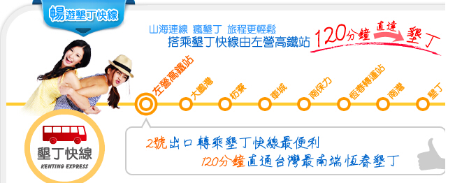 高雄到垦丁包车一日游,3个女生自由行从高雄站到垦丁海生馆的交通哪个便宜且方便包车、垦丁快线或其他人均费用多少钱