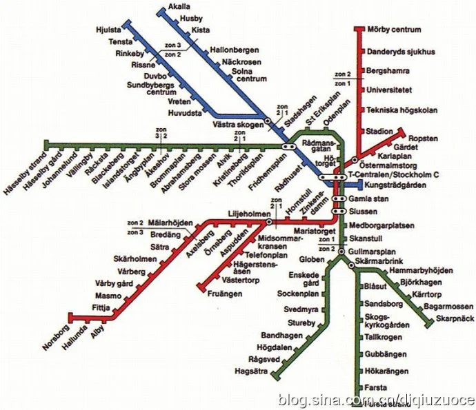 斯德哥尔摩地铁站的介绍