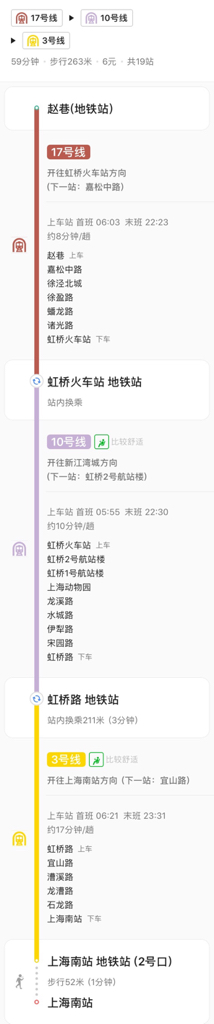 地铁17号线赵巷站怎么走