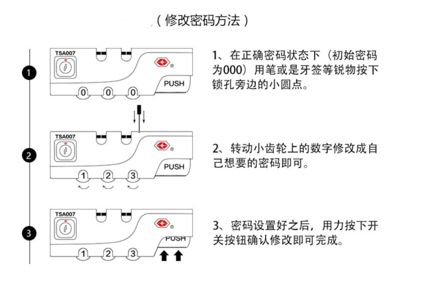 外交官旅行箱设置密码,外交官拉杆箱怎么设置密码