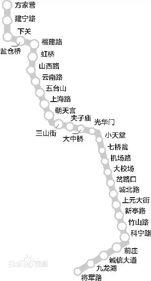 南京地铁5号线大中桥站有几个出口分别在什么地方