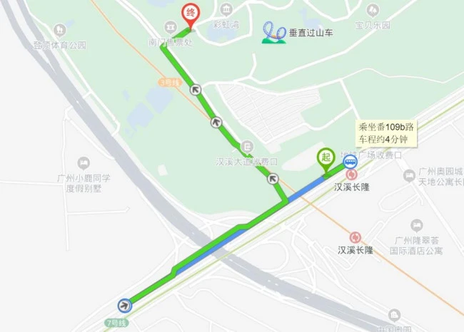 汉溪长隆地铁站哪个出口到长隆欢乐世界最快最好给一个详细的路线。比如出地铁后转向哪里走.方向在哪里（汉溪长隆C出口到汉溪路口公交车站怎么走）