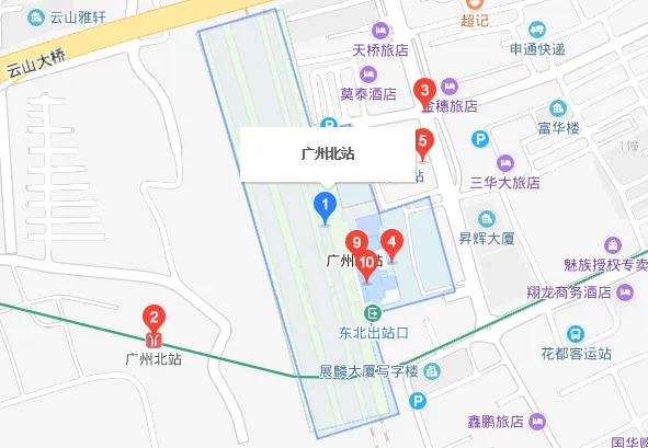 请问广州北跟广州火车站是同一地方吗