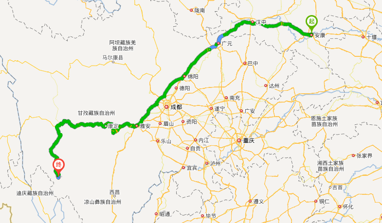 从安康到稻城亚丁自驾游攻略,陕西安康到稻城亚丁自驾游有多少公里