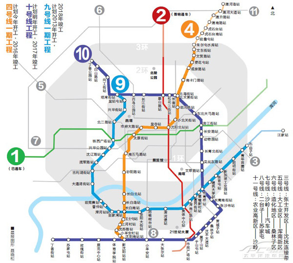 沈阳地铁4号线各站点出入口位置设计出来了吗有无公示