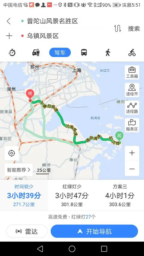 求普陀山到乌镇的路程、车程（普陀山到乌镇自驾游攻略）