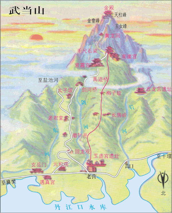 郑州中青旅武当山二日游,武当山两日游大概价位与路线