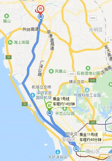 在松岗汽车站怎么坐几路车能坐地铁3号线