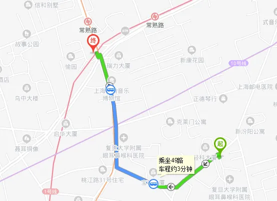 上海市徐汇区汾阳路83号怎么坐地铁