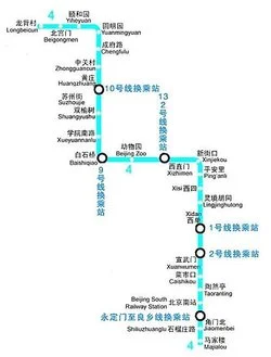 北京市房山区地铁9号线详细站牌（北京地铁9号线线路图）