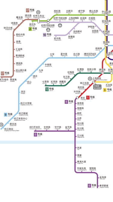 上海地铁5号线延伸段规划图