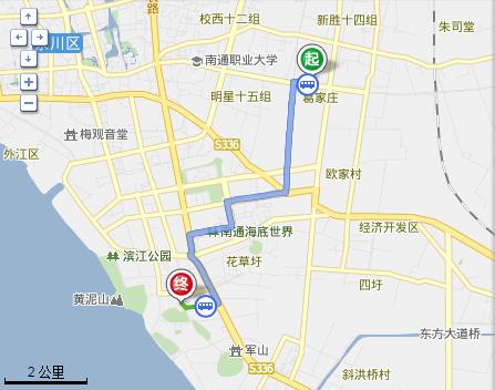 南通东站旅游线路,从南通东站到南通旅游中等专业学校怎么走