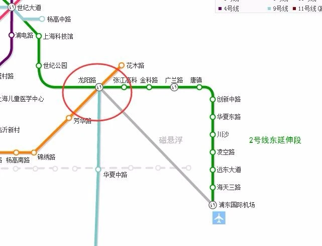 上海地铁16号线换乘二号线需要走多长路