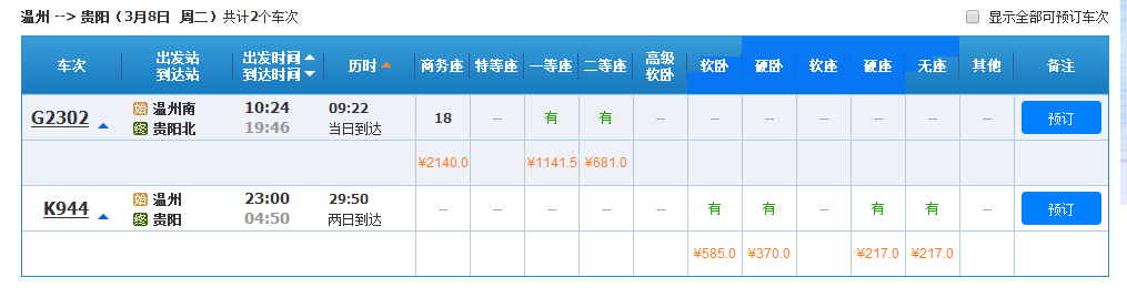 温州到贵州贵阳的机票价格,从温州到贵州贵阳的飞机票大概多少钱啊