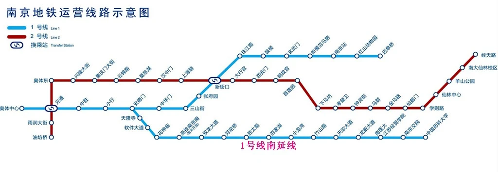 南京地铁目前已开通了几个线路线路图有没有其中哪几个站是可以到中山陵、玄武湖等等这些景点的