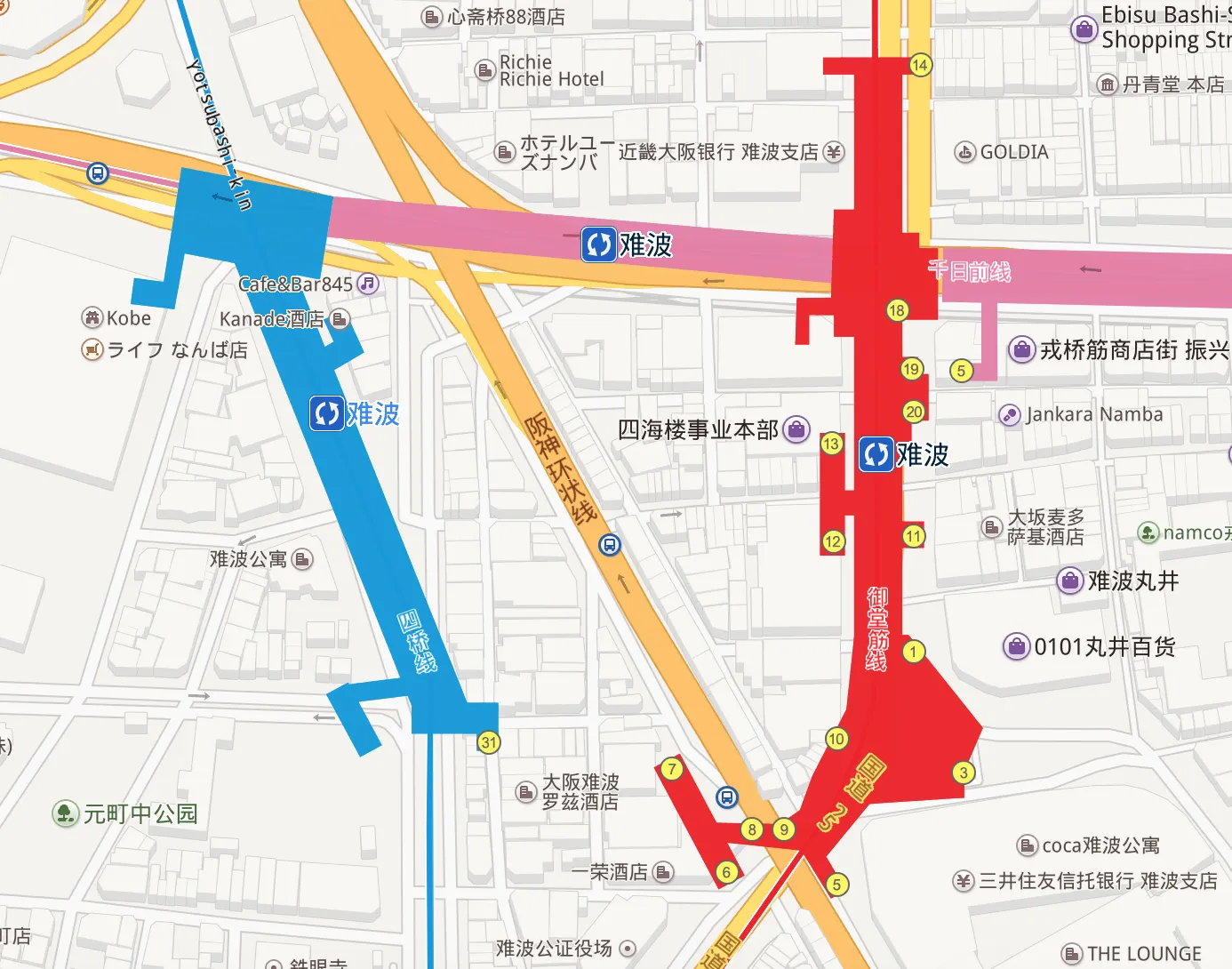 大阪6日游都需要哪些地铁卷